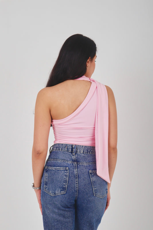 ELARA - Top In Baby Pink